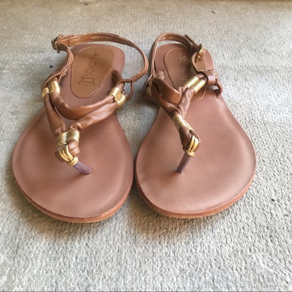 Strappy Leather Sandals - Picture 3 of 7